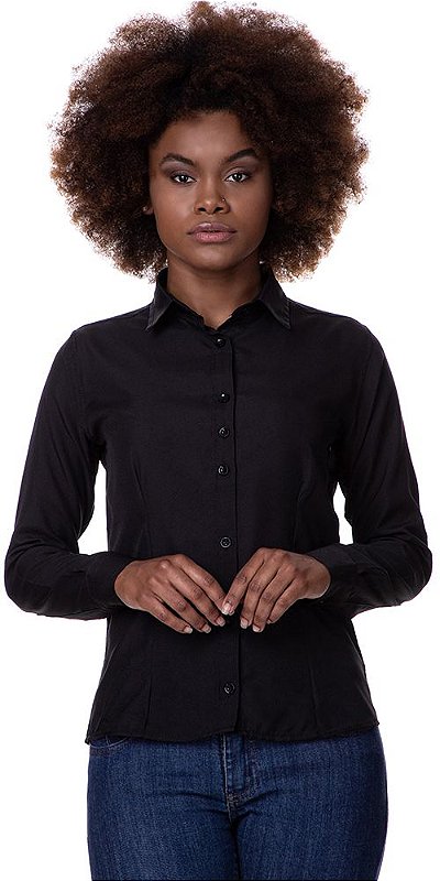 Camisa Feminina Manga Longa