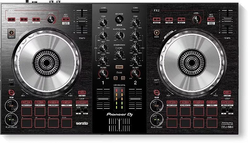 Controladora Pioneer Ddj Sb3 Serato Dj Lite - mjs smart imports