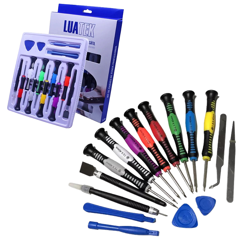 Kit Chaves De Precisão Celular Manutenção 32 Pç Ferramenta Fenda Philips Torx Reparo Tablet Notebook 645348684