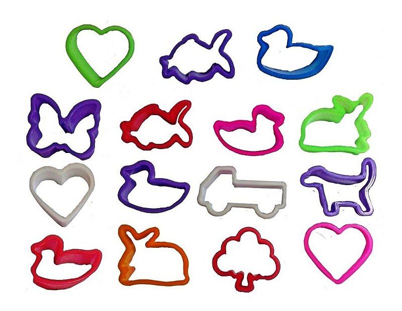 Cortadores De Massinha - Pacote Com 100 Unidades