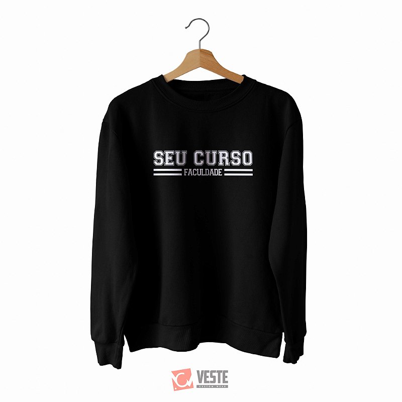 Camisetas Fazer Moletom De Faculdade Moletom Personalizado Faixa