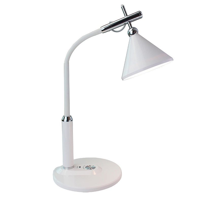 Luminária Abajur LED de Mesa Touch Flexível Alumínio Meli Comércio