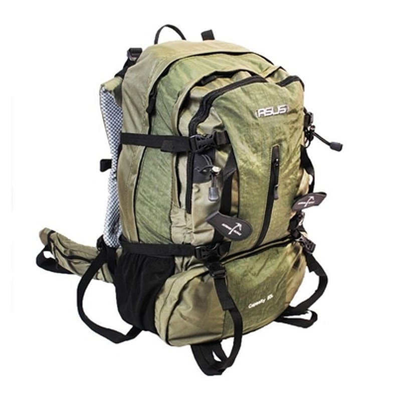 Mochila Camping 50 Litros Asus Clio Verde AS6422 - Meli Comércio