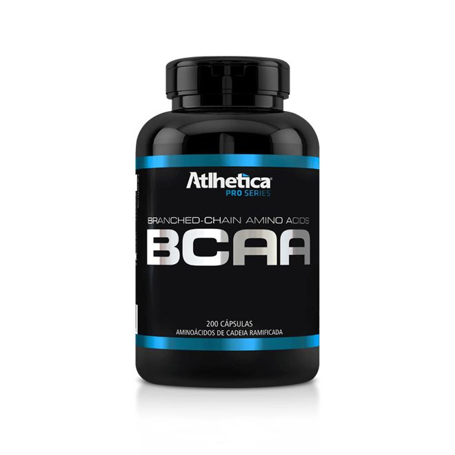 BCAA Pro Series 200 Cápsulas Atlhetica Nutrition Fortão Suplementos