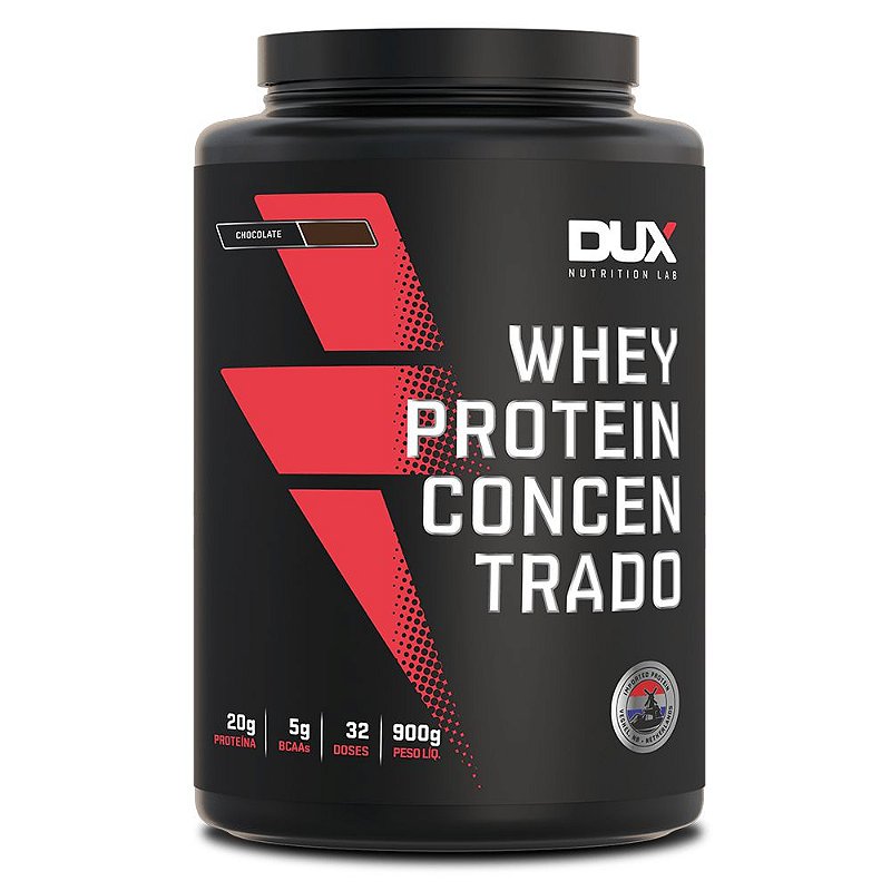 Whey Protein Concentrado 900g (Sem soja) Dux Nutrition - Fortão Suplementos