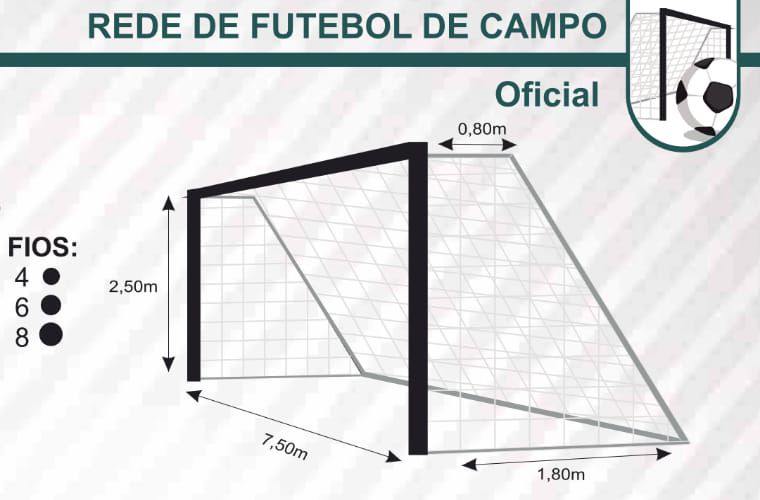 Rede de futebol de campo - https://www.wkesportes.com.br