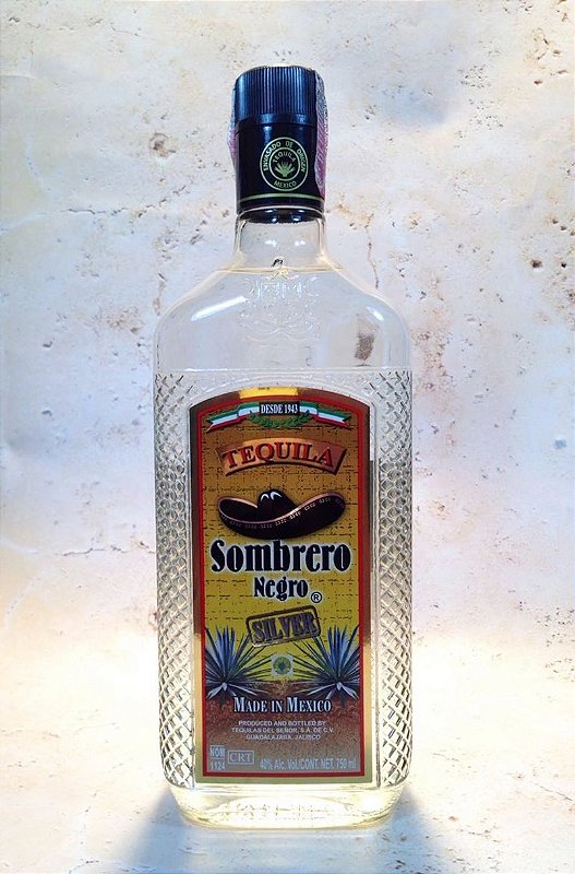 Tequila Sombrero Negro Silver 700ml Belmiro Bebidas