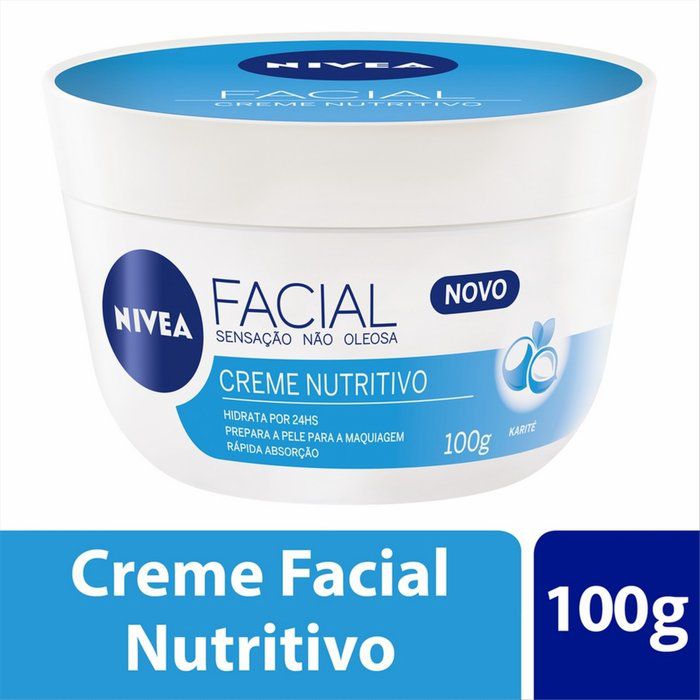 Nivea Facial Creme Nutritivo 100g - Bella Beauty Cosmeticos