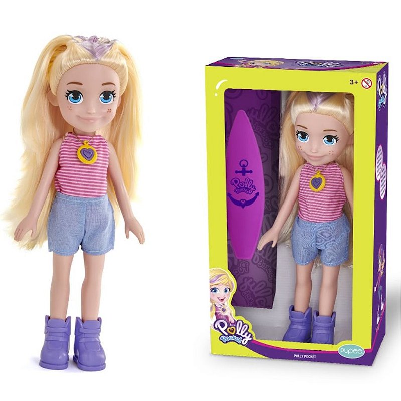 Boneca Mattel - Polly Pocket - Polly Na Van de Surf