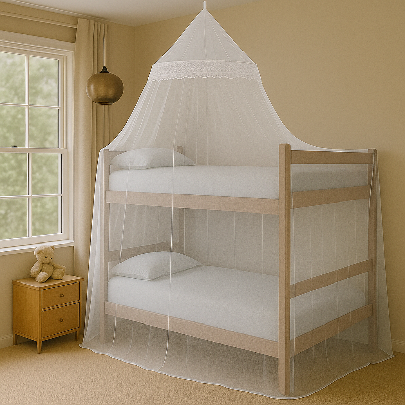 Mosquiteiro para Beliche com Renda – Proteção e Charme para o Quarto I ...