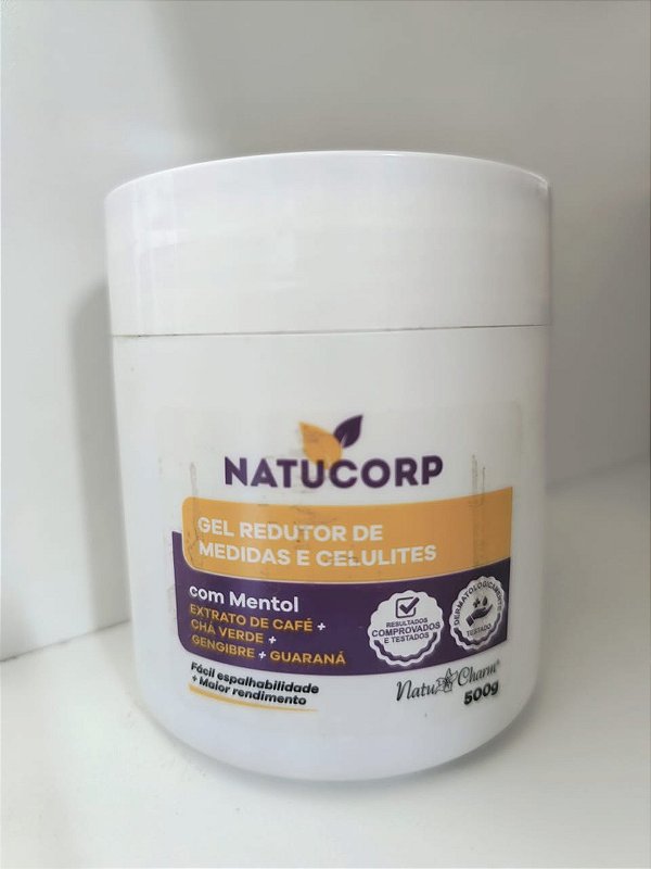 GEL REDUTOR DE MEDIDAS E CELULITES - NATUCORP 500G - Bellíssima Makeup