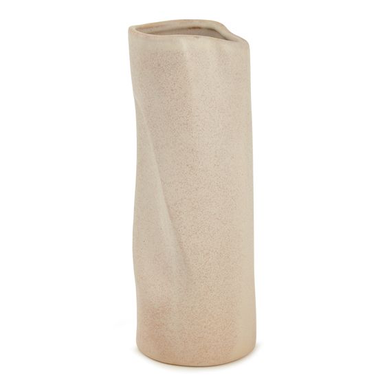 Vaso Organico Em Ceramica Bege Mart 33cm Raffaello Presentes E Decorações A Melhor Loja Online 