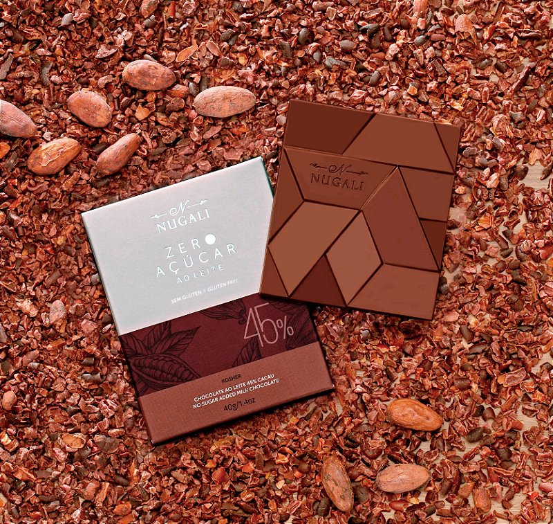 Chocolate Zero Açúcar ao Leite Comprar chocolate para diabéticos