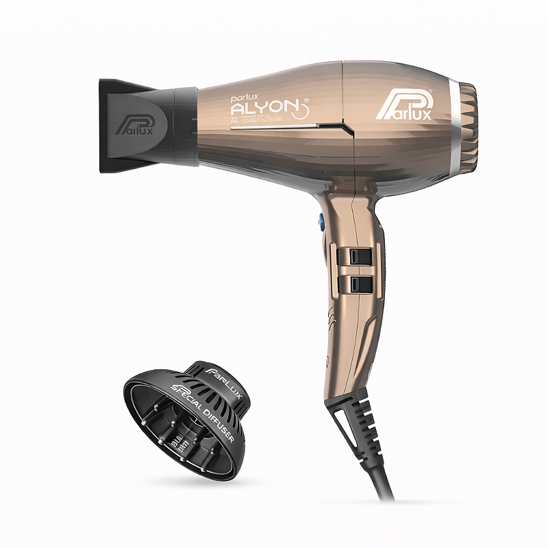 Kit Parlux - Secador Alyon Ion Bronze 2100w 127v + Difusor Magic Sense ...