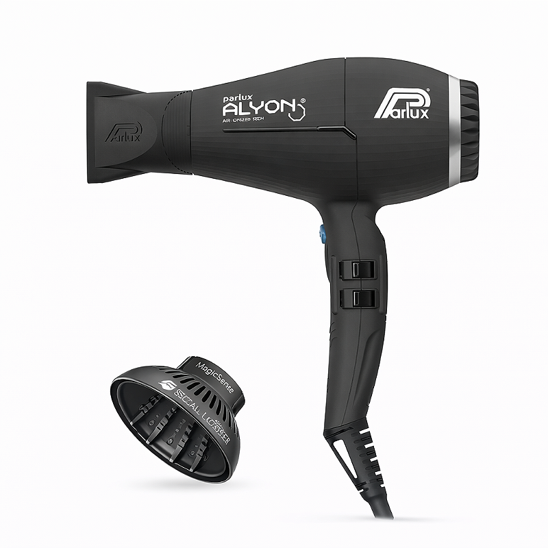 Kit Parlux - Secador Alyon Ion Preto 2250w 220v + Difusor Magic Sense ...