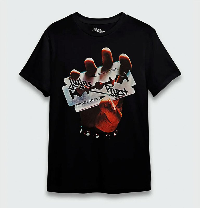 Judas Priest バンドTシャツ Mサイズ Camiseta Oficial - Judas Priest - British Steel - Oficina Rock