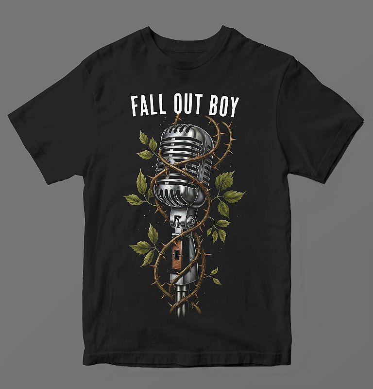 FALL OUT BOY MICROPHONE - Oficina Rock