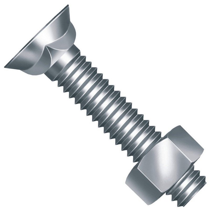 thumbnail image 2 of Zinc Plated Steel Hex Head Wood Screws Hexagon Wood Screws ASMEB18.2.1 Lag Bolts 2 of 14