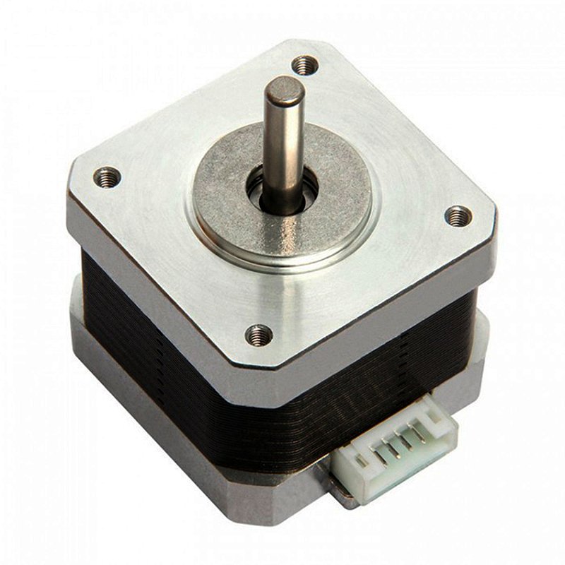 Motor De Passo Nema 17 Motor de Passo Nema 17 4Kgf.cm 1.5A 42SHD0227-24B - Saravati Materiais