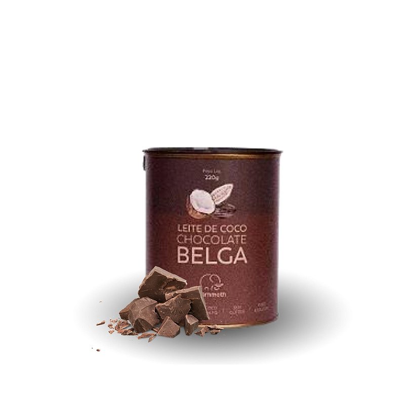 Leite de Coco em pó com Chocolate Belga 220g (Nova Fórmula + Sabor)