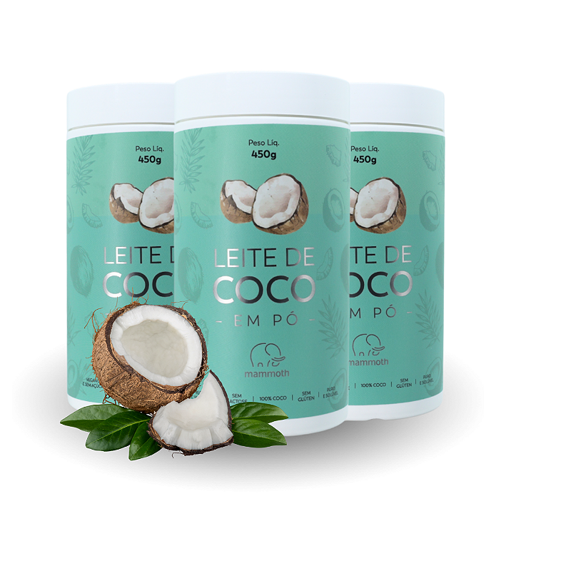 3 Leite de Coco em pó 450g