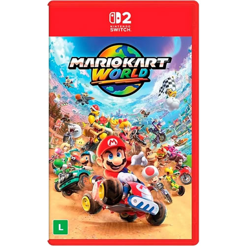 Nintendo Switch 2 + Mario Kart World 多言語 Jogo Mario Kart World - Switch 2 - IzzyGames Onde você economiza