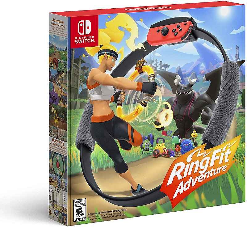 Game Ring Fit Adventure Bundle - Switch - IzzyGames Onde você