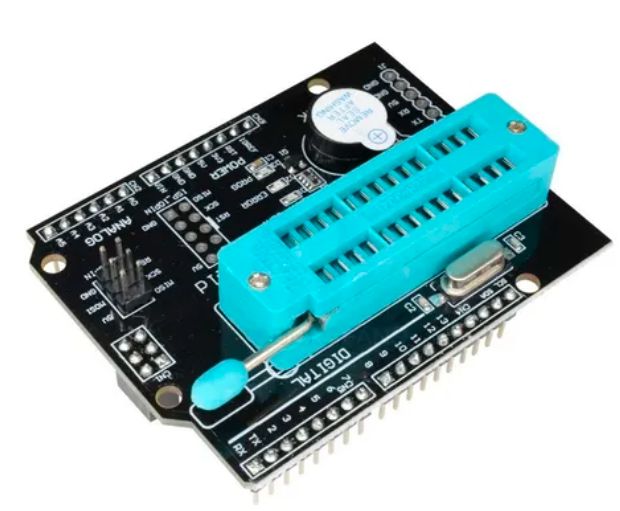 Shield gravador programador bootloader Placa Uno avr isp - Fermarc