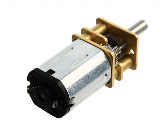 Mini Motor com Caixa de Redução N20 6v com 100 RPM - Fermarc