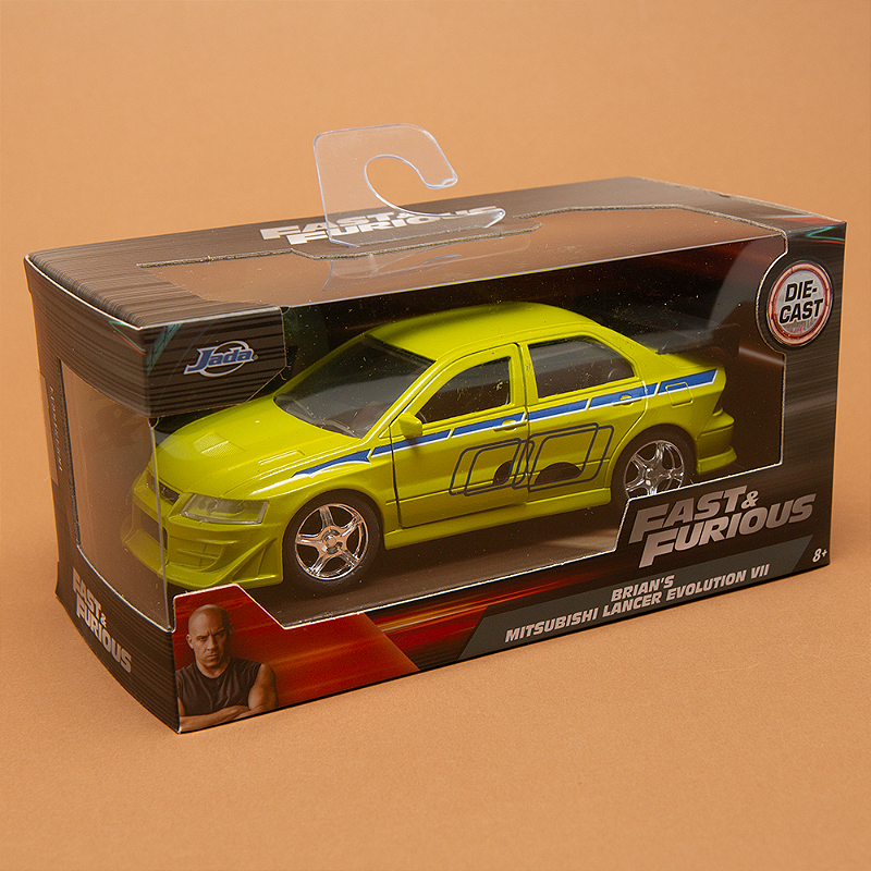 Miniatura Mitsubishi Lancer Evolution VII 1:32 – Brian O'Conner