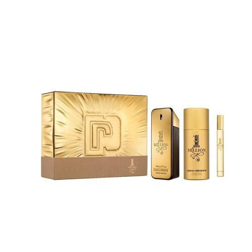 Kit One Million Paco Rabanne Eau de Toilette 100ml + Deo 150ml + Travel  Size 10ml - Perfumania Outlet - Perfumes \u0026 Comésticos Importados