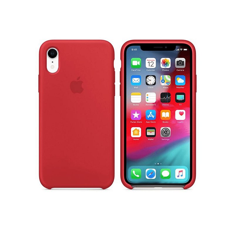 Capa Case Apple Silicone para iPhone XR 6.1 Loja ST
