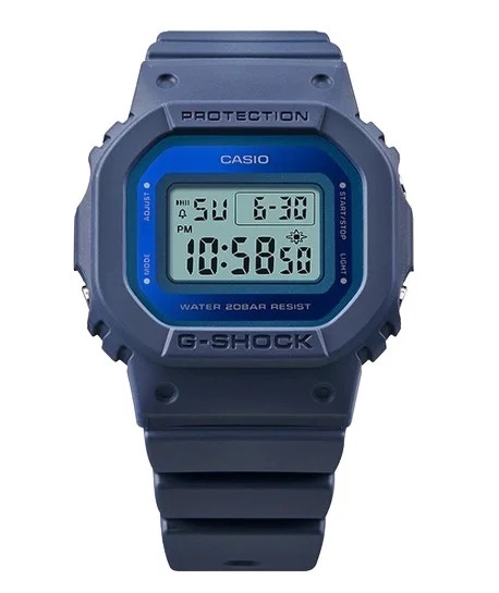 RELÓGIO DIGITAL CASIO G-SHOCK GMD-S5600-2DR AZUL UNISSEX - GMT-3 Loja