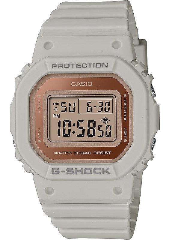 Relógio Casio G-SHOCK GMD-S5600-8DR Bege - GMT-3 Loja