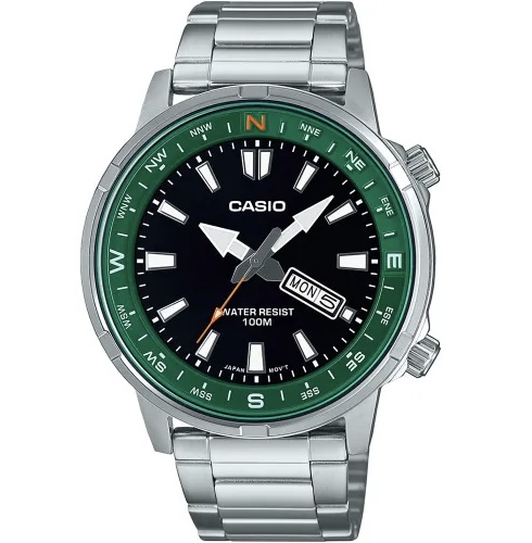 RELOGIO CASIO ALPINIST VERDE BUSSOLA MTD 130D 1A3VDF SC