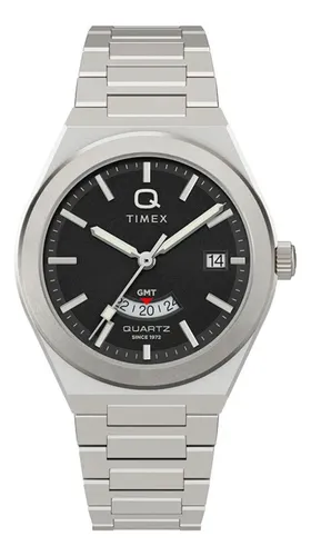（美品）Q TIMEX コンチネンタル GMT TW2Y12100 腕時計 Relógio Q Timex Continental GMT TW2Y12100 - GMT-3 Loja