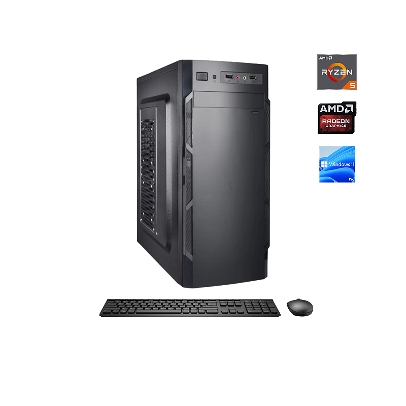 MICRO BRAZIL PC RYZEN 5 5500 16GB SSD 480GB BPC B450 VGA 8GB RX