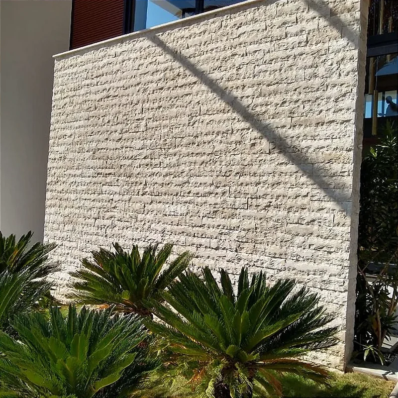 Pedra Travertino ROCKFACE 10x30 - Compre Direto da Fábrica ( Preço /m² )