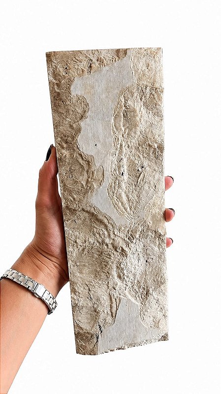 Travertino Rock Face 10x30 cm – Pedra Natural Nacional | Venda por m²