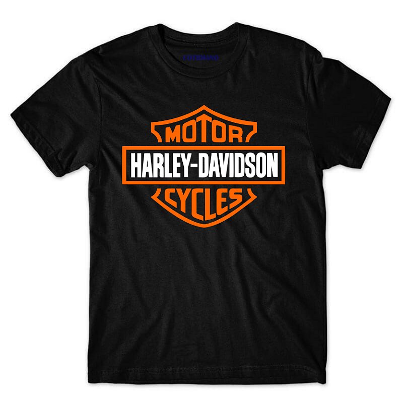 Camiseta Masculina Preta harley davidson - Cotidiano Shop