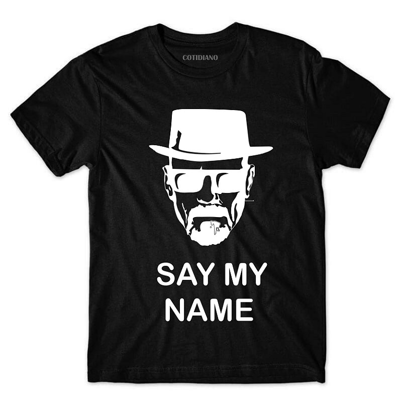 camiseta masculina breaking bad