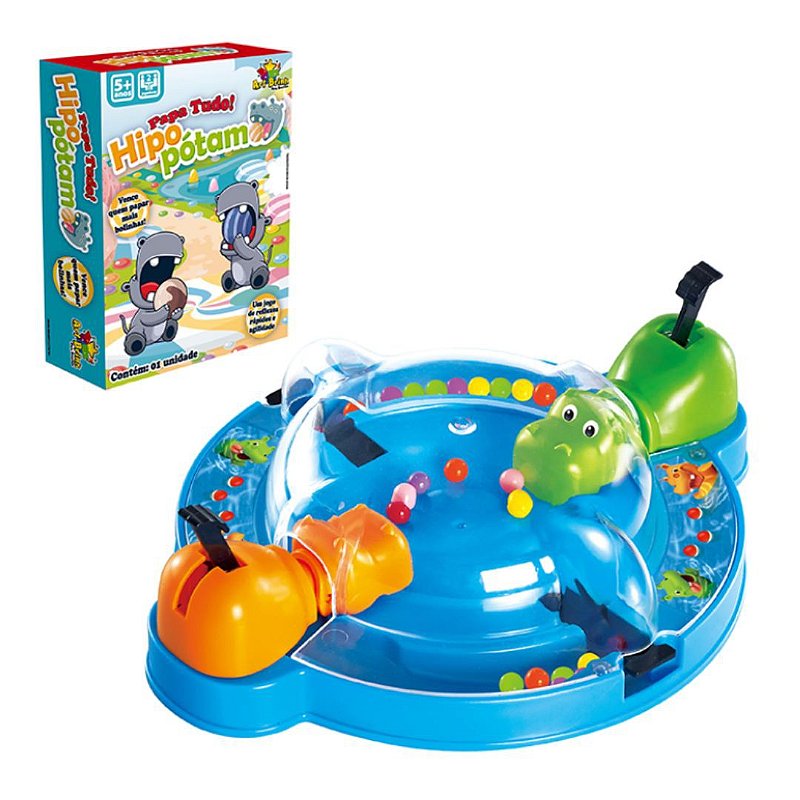 Brinquedo Jogo Come Come Hipopótamo Infantil Divertido Legal