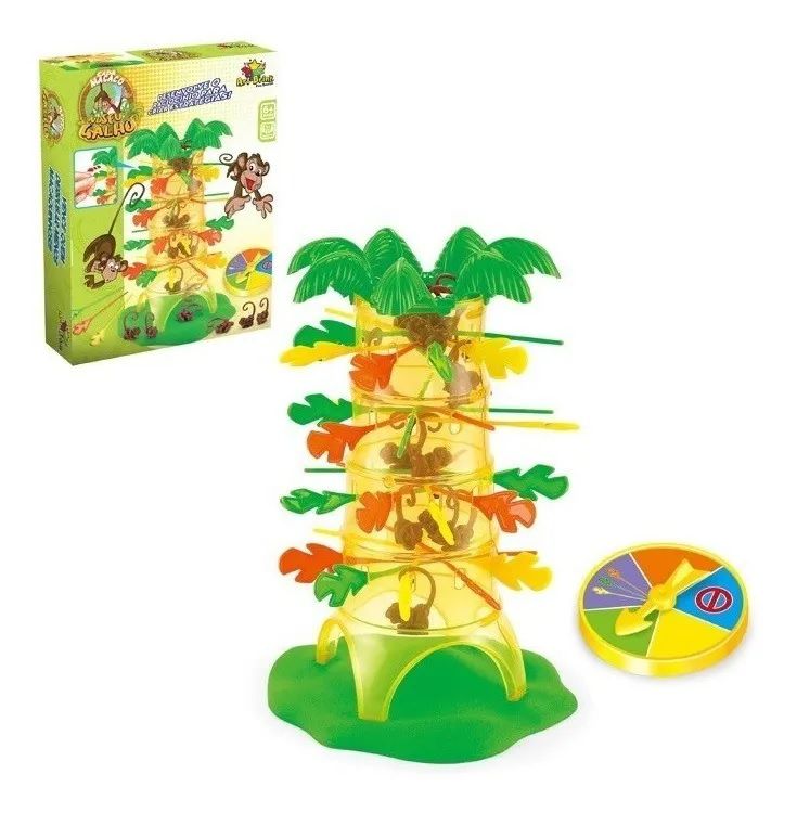 Jogo Infantil Pula Macaco Cada Macaco No Seu Galho - Compre Agora - Feira  da Madrugada SP