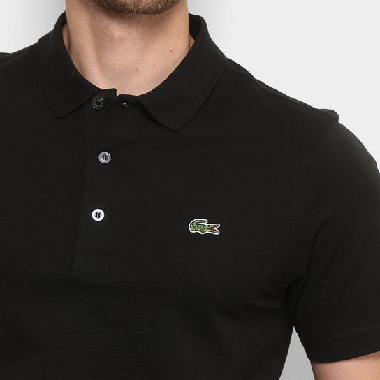 polo da lacoste preta