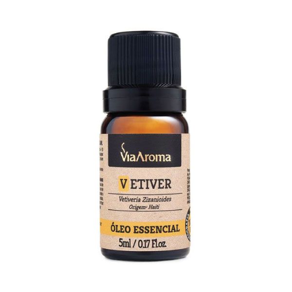Óleo Essencial Vetiver 5ml Via Aroma - AROMAIN - AROMAIN - Óleos