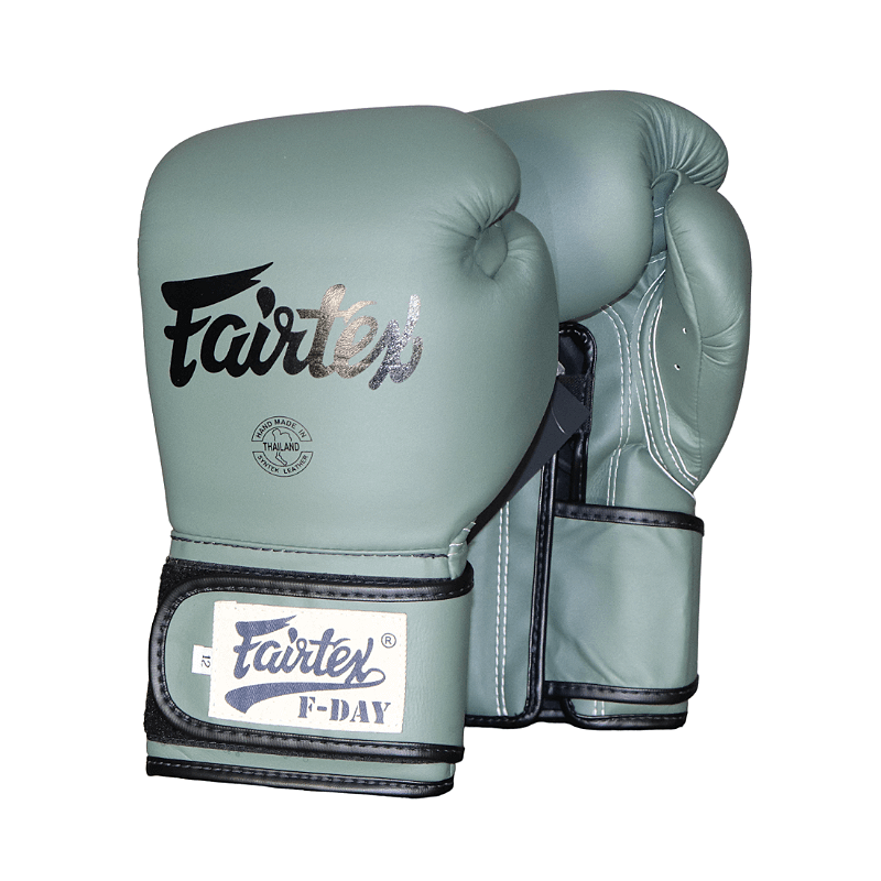 Guanti Fairtex Muay Thai BGV16 – Verde Foresta – Nuovi Con Etichette - Foto 2