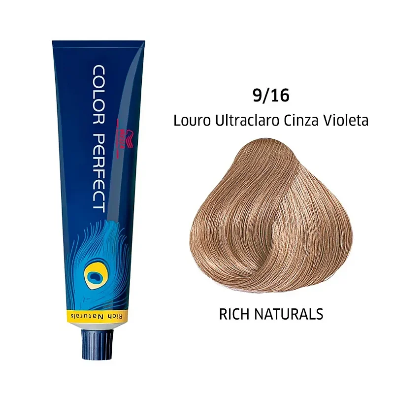 Coloração Wella Color Perfect 9/16 60ml - Sansei Cosméticos | O ponto ...