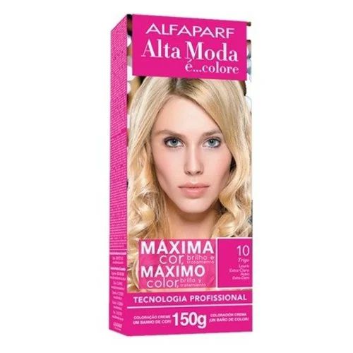 Tintura Permanente Alta Moda 10.0 Louro Extra Claro Unit (7898468503576)