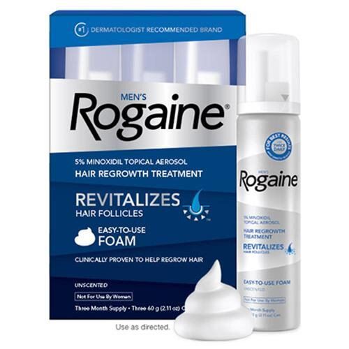 Rogaine Foam Minoxidil 5% Espuma - 3 meses*PRODUTO NO BRASIL!
