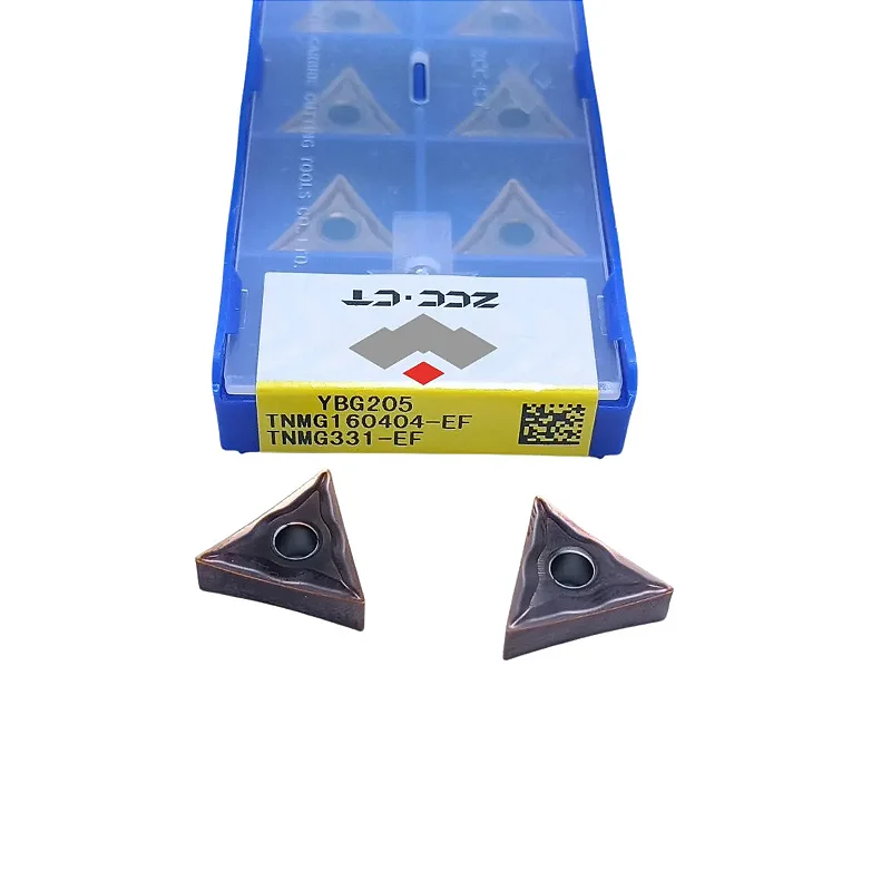 Pastilha TNMG 160404-EF YBG205 para Inox | Alta Performance ZCC